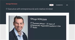 Desktop Screenshot of george-morosan.com